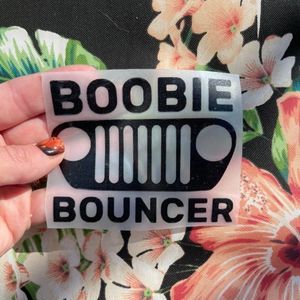 Funny Booby Bouncer Jeep Decal | Vinyl Decal |  Jeep Decal For Women